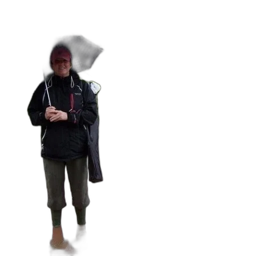 umbrella, jacket, hat, mask transparent PNG cut-out