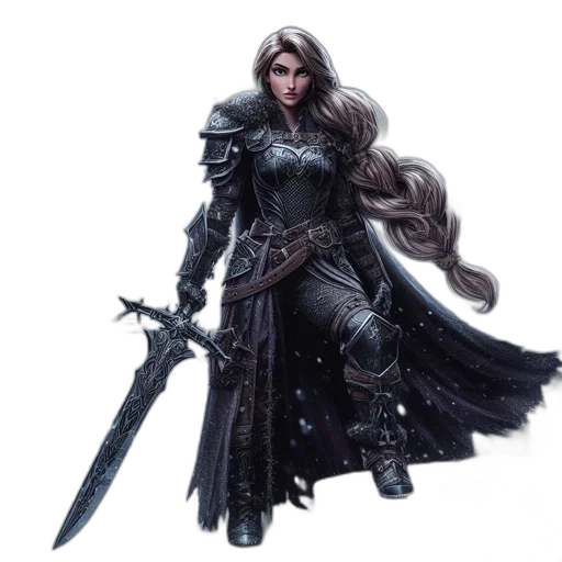 sword, staff, weapon, fantasy art, concept art, pixel art, comic book art, dark transparent PNG cut-out