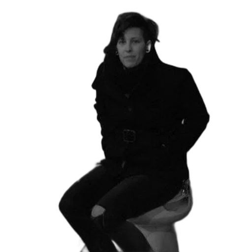 jacket, staff, furniture, face, photorealistic, 3d render, concept art, monochrome transparent PNG cut-out