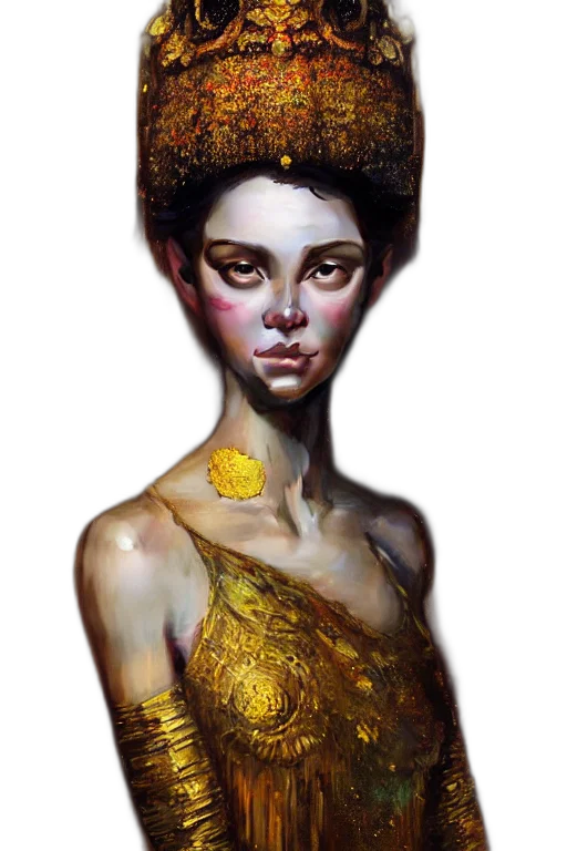 crown, face, dress, mask transparent PNG cut-out