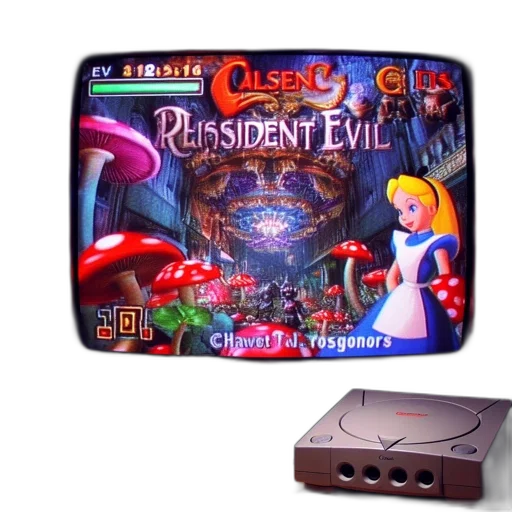 photo, sega, dreamcast, plays, calseng, featuring, characters, inspired transparent PNG cut-out