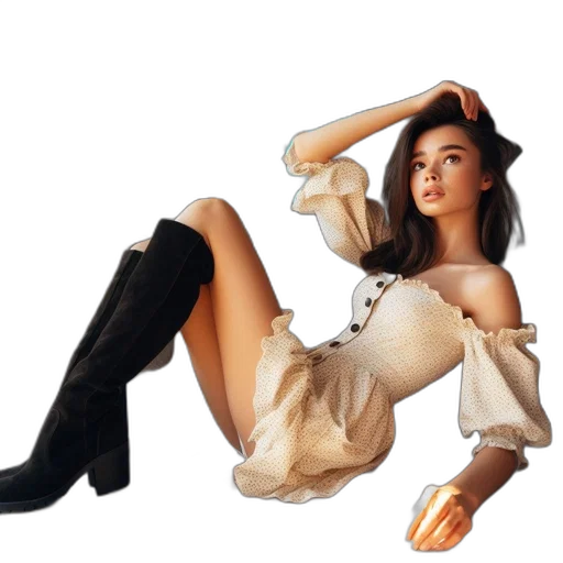 dress, shoes, furniture, jacket, photorealistic, 3d render, concept art, oil painting transparent PNG cut-out