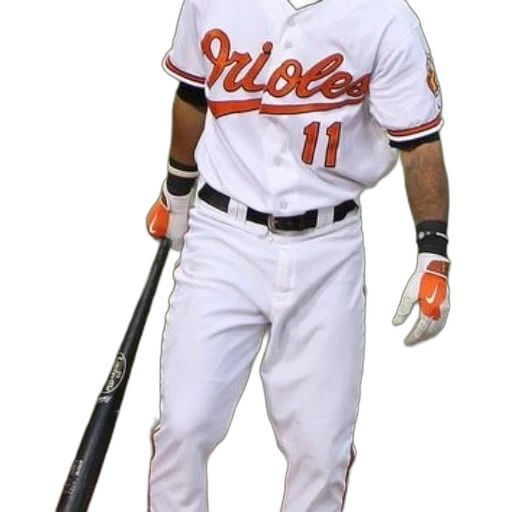 staff, baseball, player, wearing, orioles, uniform, stands, bat transparent PNG cut-out