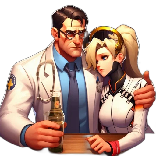 jacket, bottle, staff, weapon, concept art, cyberpunk, comic book art, pixel art transparent PNG cut-out