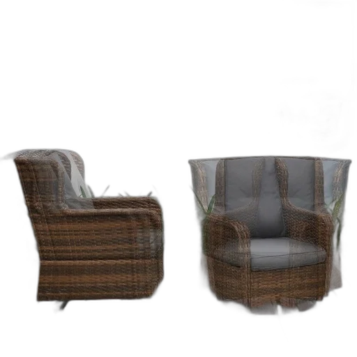 furniture, hair, crown, hat, 3d render, photorealistic, concept art, earth tones transparent PNG cut-out