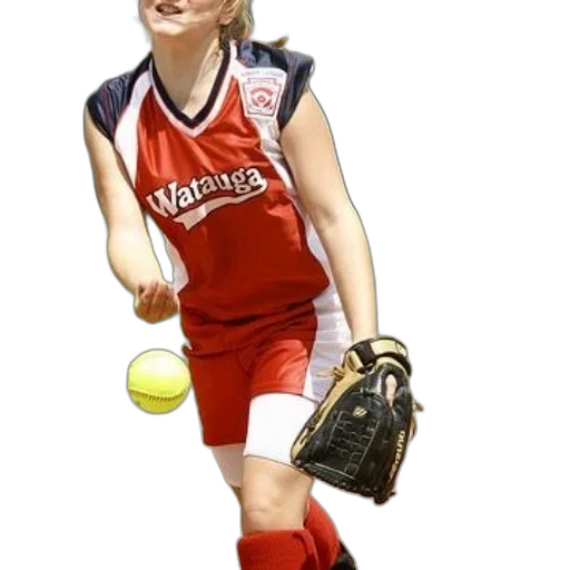 photorealistic, concept art, cartoon, watercolor, female, softball, player, watauga transparent PNG cut-out