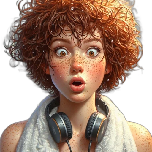 face, hair, mask, robot, photorealistic, concept art, 3d render, fantasy art transparent PNG cut-out