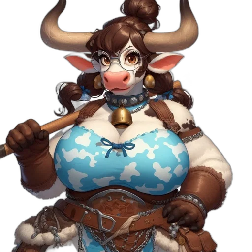dress, staff, animal, weapon transparent PNG cut-out