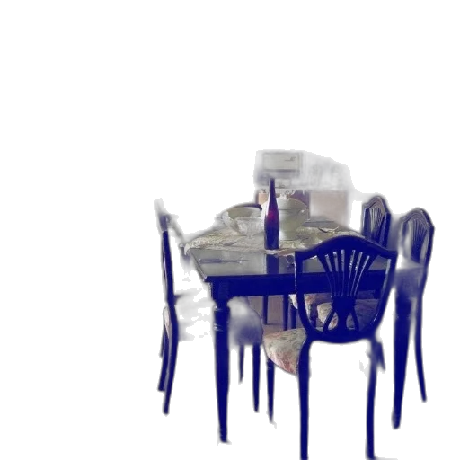 furniture, food, robot, umbrella, 3d render, concept art, vaporwave, photorealistic transparent PNG cut-out