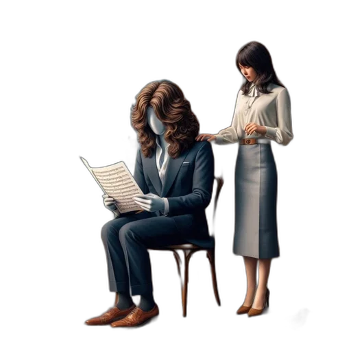 hair, dress, furniture, staff, concept art, inside, what, seems transparent PNG cut-out