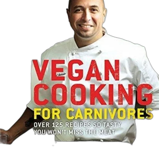 cover, vegan, cooking, carnivores, roberto, martin, features, chef transparent PNG cut-out