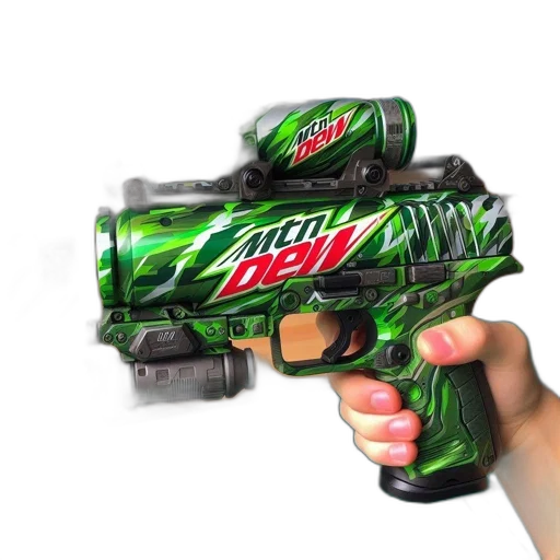 weapon, bottle, food, animal, 3d render, cyberpunk, photorealistic, concept art transparent PNG cut-out