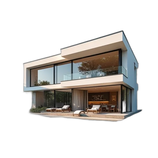 building, furniture, 3d render, photorealistic transparent PNG cut-out
