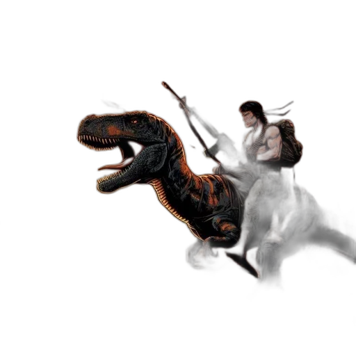 dragon, staff, animal, sword, fantasy art, concept art, photorealistic, 3d render transparent PNG cut-out