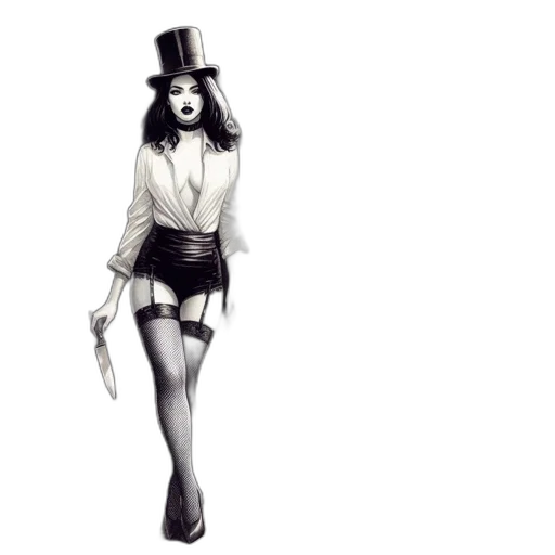staff, hat, mask, concept art, comic book art, cartoon, fantasy art, elegant transparent PNG cut-out