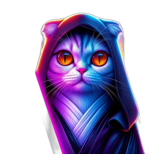 dress, animal, bottle, jacket, fantasy art, concept art, vaporwave, cyberpunk transparent PNG cut-out