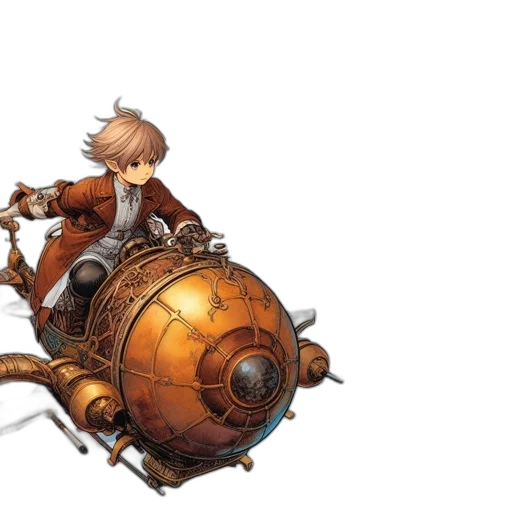 weapon, concept art, fantasy art, 3d render, pixel art, animated, character, pilots transparent PNG cut-out