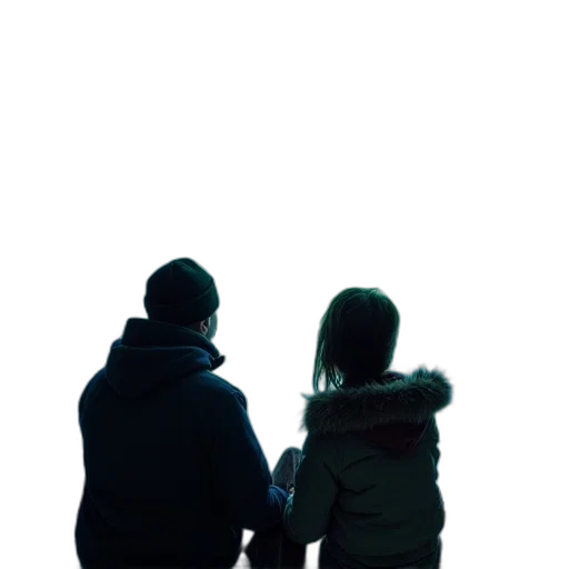 jacket, umbrella, staff, robot, 3d render, concept art, photorealistic, pixel art transparent PNG cut-out