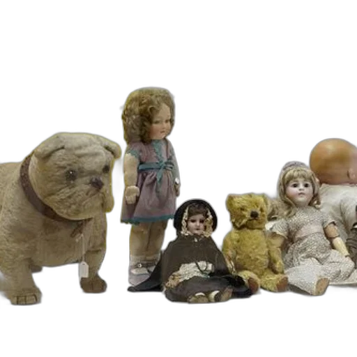 3d render, forest, outer space, earth tones, display, vintage, dolls, stuffed transparent PNG cut-out