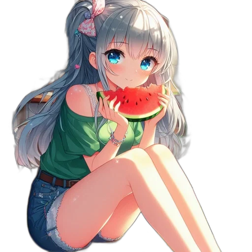 flower, food, creature, weapon, anime, pixel art, watercolor, cartoon transparent PNG cut-out