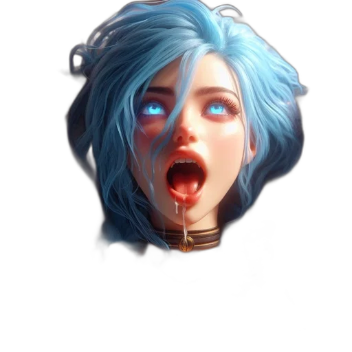 face, staff, hair, mask, concept art, pixel art, fantasy art, 3d render transparent PNG cut-out