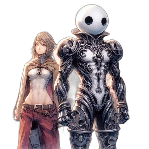 robot, concept art, fantasy art, comic book art, pixel art, monochrome, dark, scene transparent PNG cut-out