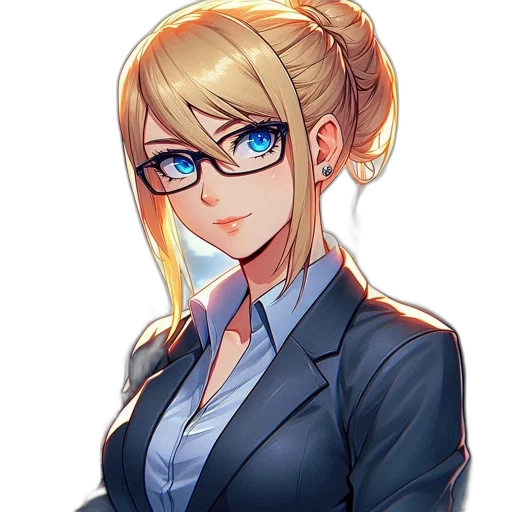 staff, jacket, face, weapon, anime, cartoon, pixel art, fantasy art transparent PNG cut-out