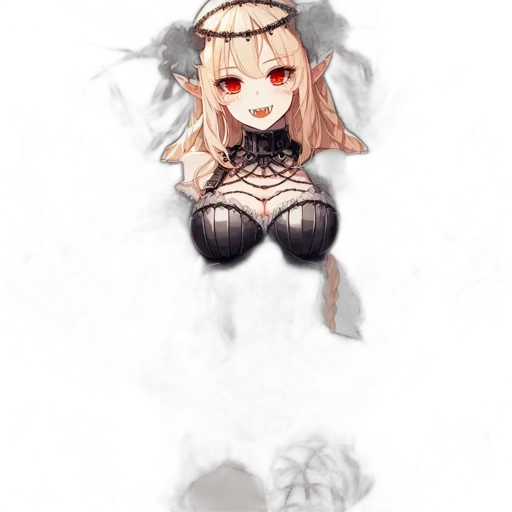 dress, dragon, creature, mask, pixel art, anime, fantasy art, watercolor transparent PNG cut-out