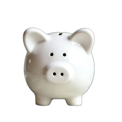 3d render, photorealistic, white, ceramic transparent PNG cut-out