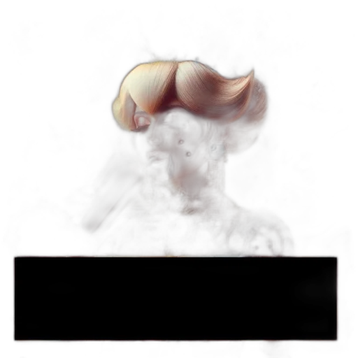 hair, mask, face, staff, concept art, photorealistic, 3d render, pixel art transparent PNG cut-out