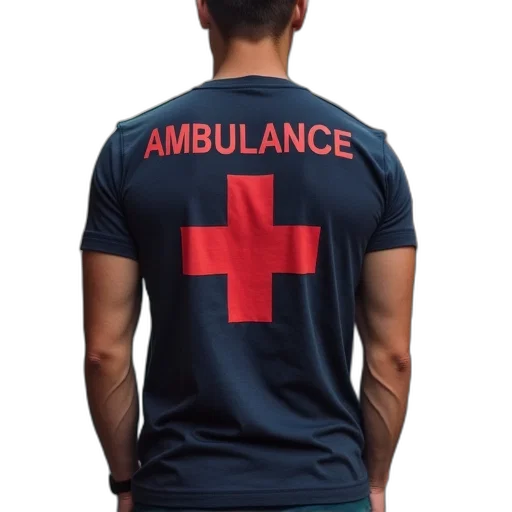 jacket, ambulance, driver, shirt transparent PNG cut-out