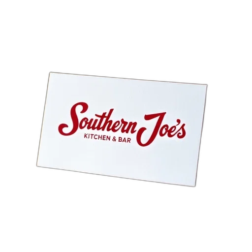 jacket, wooden, table, white, card, featuring, logo, southern transparent PNG cut-out