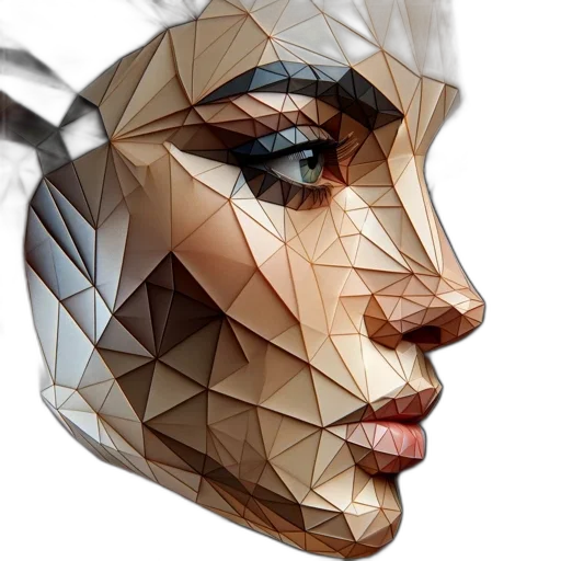 face, mask, jewelry, crown, 3d render, photorealistic, concept art, fantasy art transparent PNG cut-out