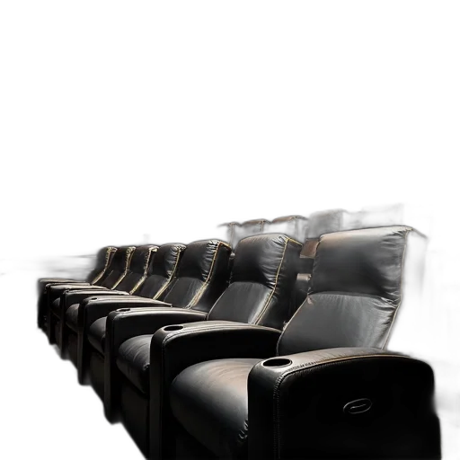 furniture, 3d render, concept art, photorealistic, luxurious, home, theater, room transparent PNG cut-out