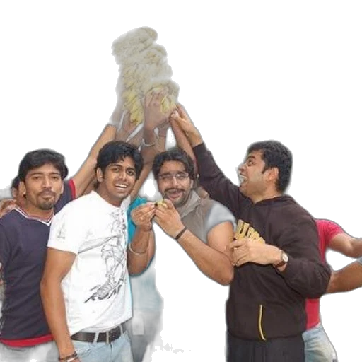 staff, bottle, 3d render, underwater, group, men, holding, large transparent PNG cut-out