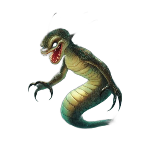creature, dragon, animal, staff, concept art, fantasy art, photorealistic, pixel art transparent PNG cut-out