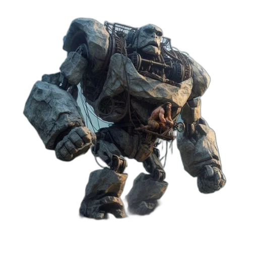 robot, creature, weapon, animal, concept art, 3d render, fantasy art, photorealistic transparent PNG cut-out