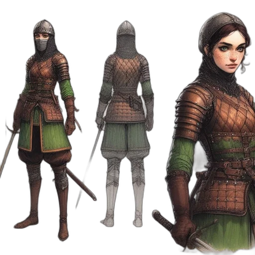 sword, concept art, fantasy art, 3d render, comic book art, earth tones, green, dark transparent PNG cut-out