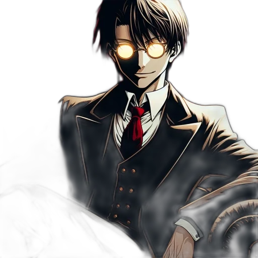 mask, staff, robot, face, concept art, comic book art, anime, pixel art transparent PNG cut-out