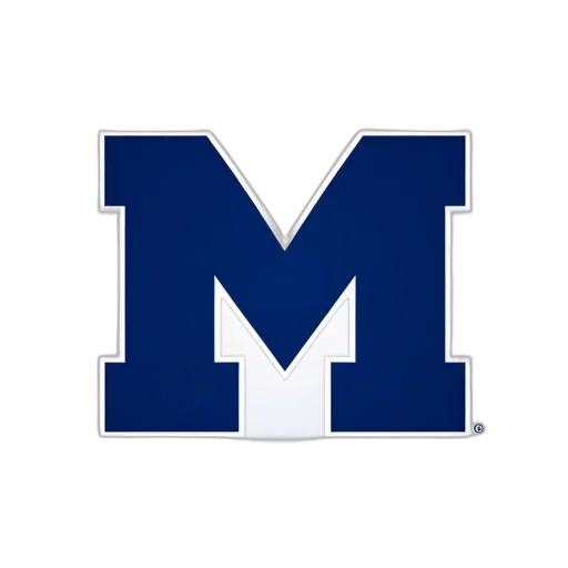mississippi, state, logo, shown, blue, white, background transparent PNG cut-out