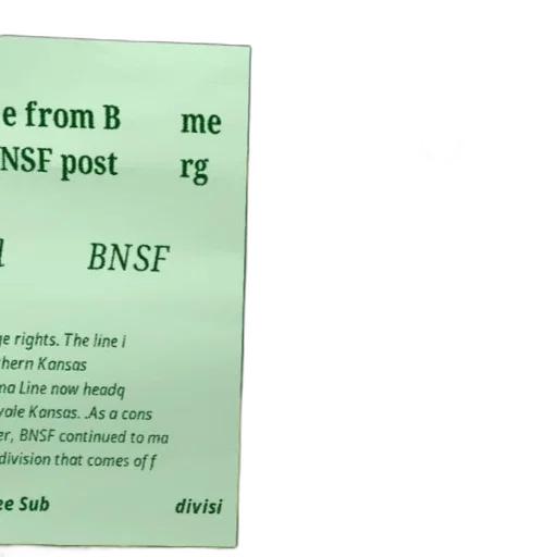 poster, text, about, bnsf, post-merger, rights, divisions, featuring transparent PNG cut-out