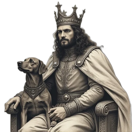 crown, animal, photorealistic, fantasy art transparent PNG cut-out