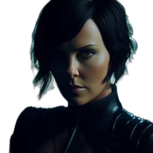 face, jacket, concept art, photorealistic, comic book art, cyberpunk, dark, close-up transparent PNG cut-out