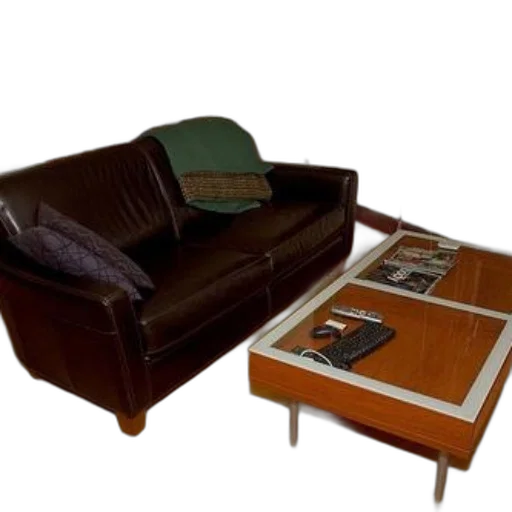 furniture, 3d render, photorealistic, concept art, earth tones, cozy, living, room transparent PNG cut-out