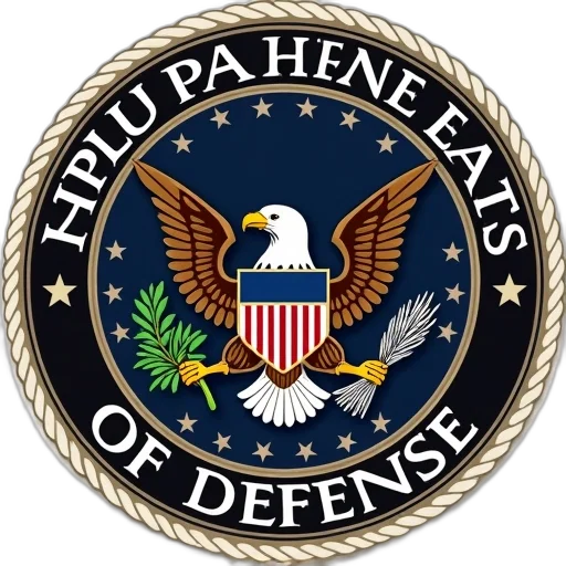 department, defense, seal, sticker transparent PNG cut-out