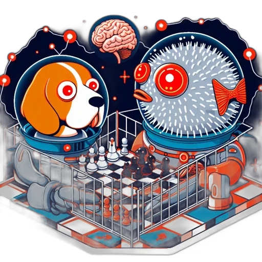 robot, concept art, pixel art, cyberpunk, cartoon, outer space, bizarre, cosmic transparent PNG cut-out