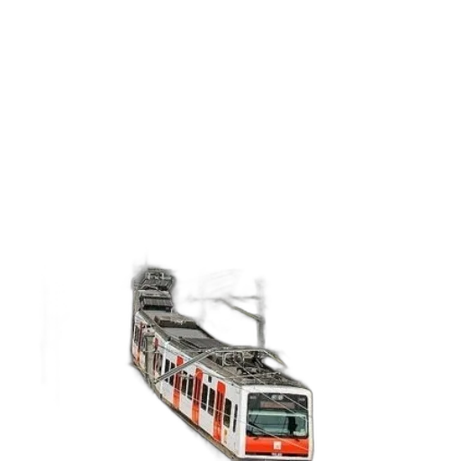 photorealistic, 3d render, concept art, pixel art, modern, train, travels, through transparent PNG cut-out