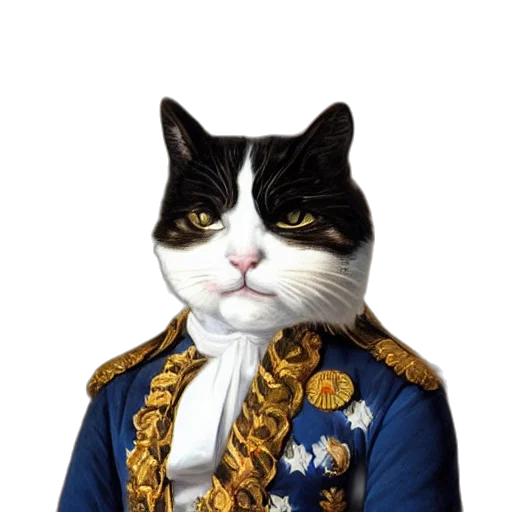 staff, crown, animal, jacket transparent PNG cut-out