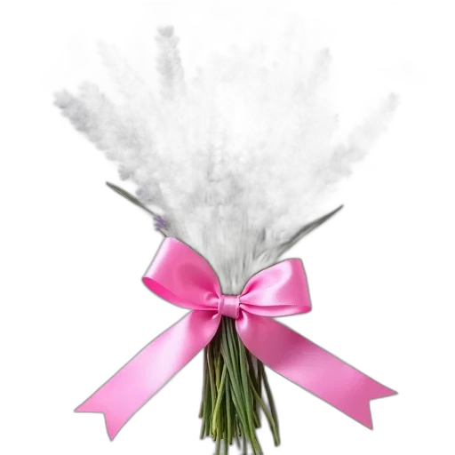 flower, staff, jewelry, crown, 3d render, photorealistic, bouquet, lavender transparent PNG cut-out