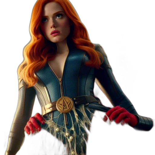 concept art, comic book art, 3d render, cartoon, two, characters, one, resembling transparent PNG cut-out